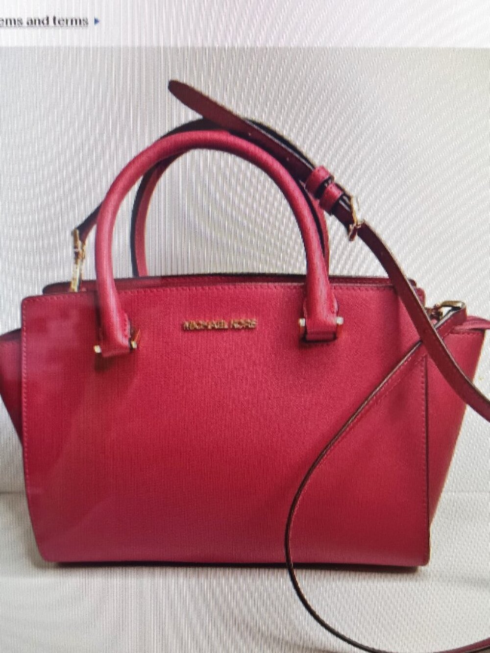 Michael Kors - New Selma Saffiano Leather Satchel / Crossbody Purse.